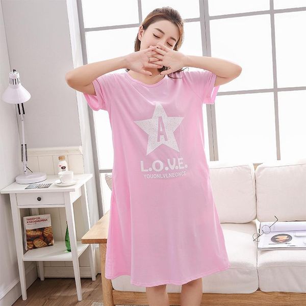 big size -5xl women nightgown cute sleepshirts summer home dress cotton sleepwear loose nightdress indoor clothing1, Black;red
big size -5xl women nightgown cute sleepshirts summer home dress cotton sleepwear loose nightdress indoor clothing1, Black;red