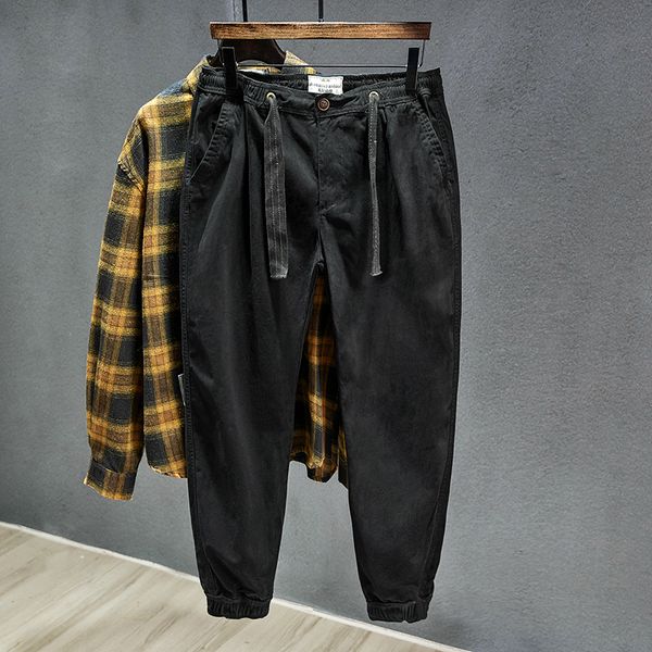 new cargo 2021 black khaki skinny men's trousers without stretching spring elastic waist biy9
new cargo 2021 black khaki skinny men's trousers without stretching spring elastic waist biy9