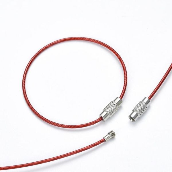 10/20/50pcs stainless steel keychain tag rope wire cable loop screw lock gadget ring key keyring circle camp rope qylezo
10/20/50pcs stainless steel keychain tag rope wire cable loop screw lock gadget ring key keyring circle camp rope qylezo
