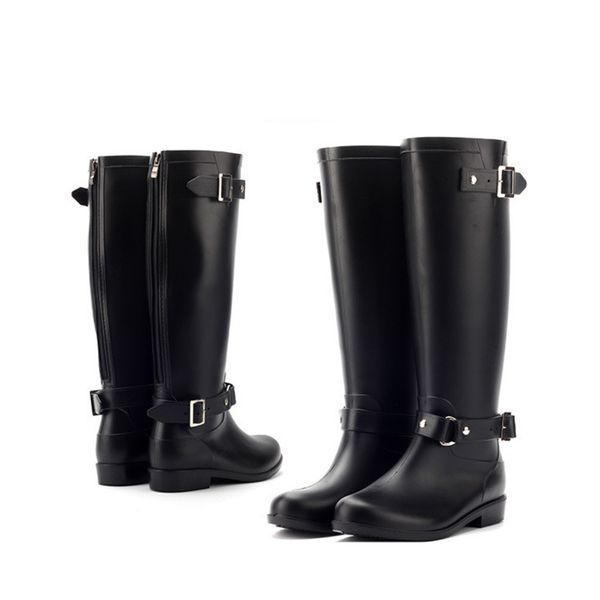 rainboots waterproof flat shoes women black water fashion zip rain boots high zip non-slip female pvc comfortable c0129
rainboots waterproof flat shoes women black water fashion zip rain boots high zip non-slip female pvc comfortable c0129