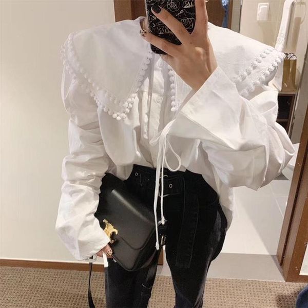 palace style 2020 офис леди ruffles утолщенные drawstring высокое качество горячие все матч свободные стильные женские рубашки, White
palace style 2020 офис леди ruffles утолщенные drawstring высокое качество горячие все матч свободные стильные женские рубашки, White
