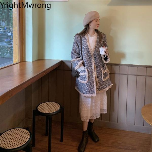 autumn boho tassel tweed wool coat v-neck button pocket loose midi long vintage korean women overcoat trench cute folk chaqueta, Black
autumn boho tassel tweed wool coat v-neck button pocket loose midi long vintage korean women overcoat trench cute folk chaqueta, Black