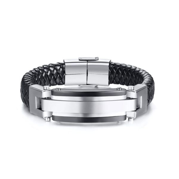 charm bracelets fashion hand-woven leather for women girls 316l stainless steel folding buckle jewelry christmas gifts, Golden;silver
charm bracelets fashion hand-woven leather for women girls 316l stainless steel folding buckle jewelry christmas gifts, Golden;silver