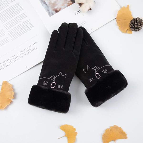 five fingers gloves women winter warm touchscreen windproof for girls soft mitten, Blue;gray
five fingers gloves women winter warm touchscreen windproof for girls soft mitten, Blue;gray