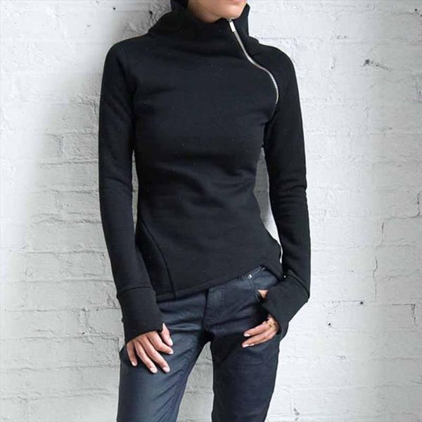 autumn hoodies sweatshirts plus size 2021 womens casual solid long sleeve pullover turtleneck slim fit zippers sweatshirt, Black
autumn hoodies sweatshirts plus size 2021 womens casual solid long sleeve pullover turtleneck slim fit zippers sweatshirt, Black