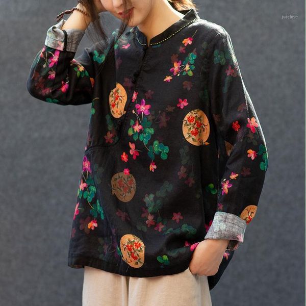 naitonal style floral printed women shirt blouse long sleeved vintage femme 2020 new cotton linen clothes autumn blusas1, White
naitonal style floral printed women shirt blouse long sleeved vintage femme 2020 new cotton linen clothes autumn blusas1, White