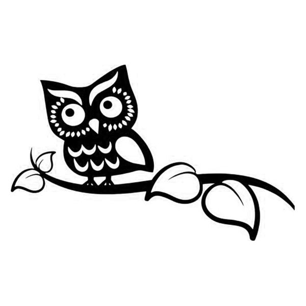 14.2cm*8.8cm owl on branch bird cartoon stickers decals vinyl black/silver s3-5047
14.2cm*8.8cm owl on branch bird cartoon stickers decals vinyl black/silver s3-5047