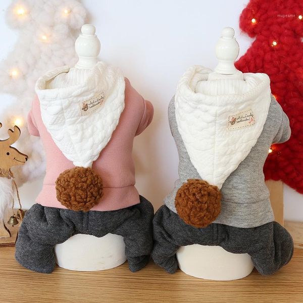 dog apparel pink grey colors clothes with hats warm cotton padded pet overalls for autumn and winter four-legged roupas de cachorro1
dog apparel pink grey colors clothes with hats warm cotton padded pet overalls for autumn and winter four-legged roupas de cachorro1