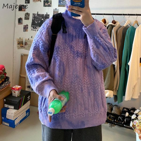 men's sweaters pullovers men long sleeve turtleneck tie dye thicker baggy korean style fashion twist male hip hop streetwear harajuku, White;black
men's sweaters pullovers men long sleeve turtleneck tie dye thicker baggy korean style fashion twist male hip hop streetwear harajuku, White;black