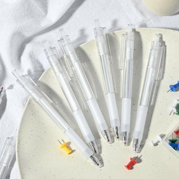 5x simple and transparent press gel pen student carbon black test water-based pen learning stationery office signature black
5x simple and transparent press gel pen student carbon black test water-based pen learning stationery office signature black
