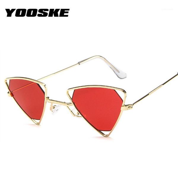 sunglasses yooske metal cat eye women small triangle sun glasses men steampunk gothic sunglass uv4001, White;black
sunglasses yooske metal cat eye women small triangle sun glasses men steampunk gothic sunglass uv4001, White;black