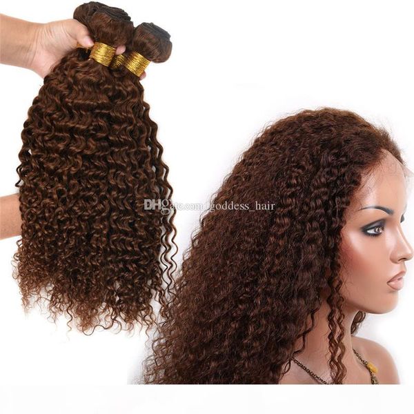kinky curly color #4 dark brown hair extensions chocolate brown virgin hair weft 3bundles double wefted curly hair extension, Black
kinky curly color #4 dark brown hair extensions chocolate brown virgin hair weft 3bundles double wefted curly hair extension, Black