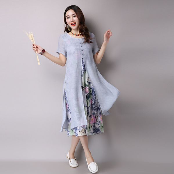 2021 new and linen cotton summer vintage green flower dress long women's dresses casual robe femme kj020 hrqx, Black;gray
2021 new and linen cotton summer vintage green flower dress long women's dresses casual robe femme kj020 hrqx, Black;gray