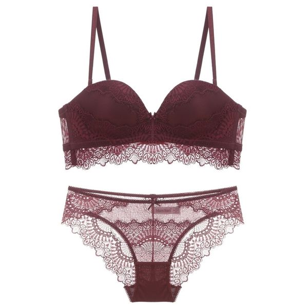 french lace wire underwear sets women bra and transparent panty set fashion bow lingerie 1/2 cup intimate y200115, Red;black
french lace wire underwear sets women bra and transparent panty set fashion bow lingerie 1/2 cup intimate y200115, Red;black