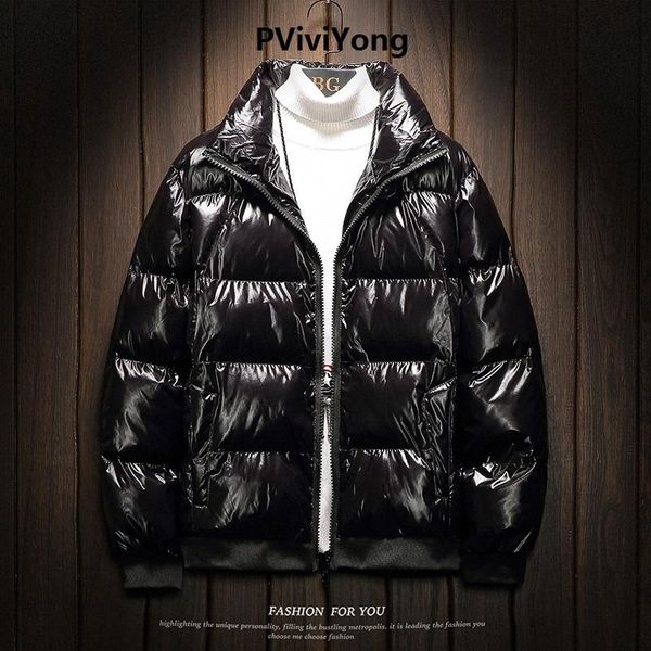 men's down & parkas pviviyong 2021 winter jacket men mandarin collar coat coated fabrics waterproof parka plus-size m-4xl w1619, Black
men's down & parkas pviviyong 2021 winter jacket men mandarin collar coat coated fabrics waterproof parka plus-size m-4xl w1619, Black