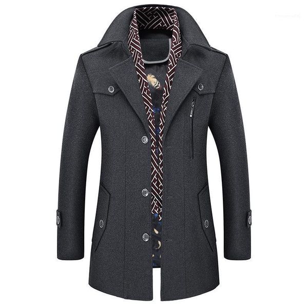 men's wool & blends nice thick warm excellent quality palto uzun erkek turn down collar with detachable scarf overcoat men wool1, Black
men's wool & blends nice thick warm excellent quality palto uzun erkek turn down collar with detachable scarf overcoat men wool1, Black