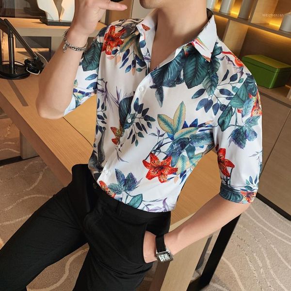 2020 brand clothing new style fashion men in summer printed shirts/male slim fit lapel printed short sleeves shirts1, White;black
2020 brand clothing new style fashion men in summer printed shirts/male slim fit lapel printed short sleeves shirts1, White;black