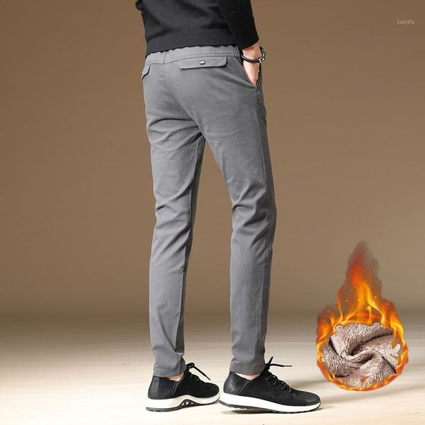 winter men thick fleece warm simple solid elastic waist casual pants fashion business man slim fit plus velvet jogger trousers1, Black
winter men thick fleece warm simple solid elastic waist casual pants fashion business man slim fit plus velvet jogger trousers1, Black