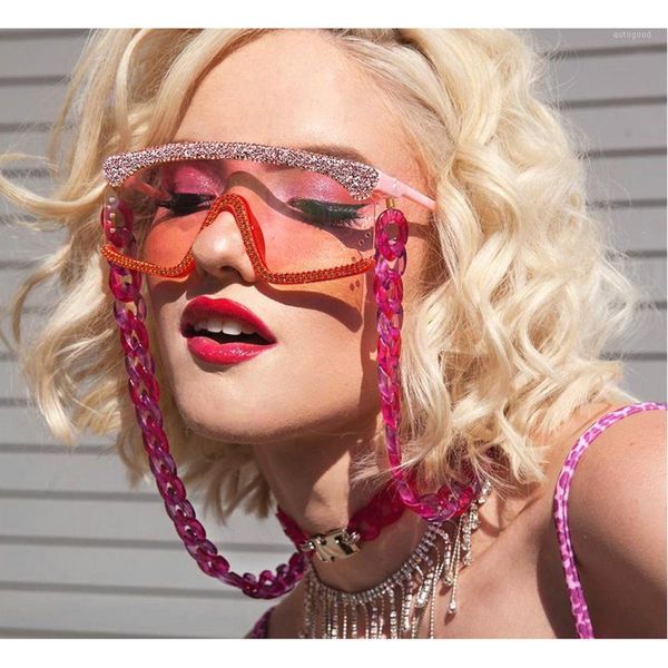 sunglasses oversized goggle women 2021 one piece diamond rhinestone square men eyewear uv nx1, White;black
sunglasses oversized goggle women 2021 one piece diamond rhinestone square men eyewear uv nx1, White;black