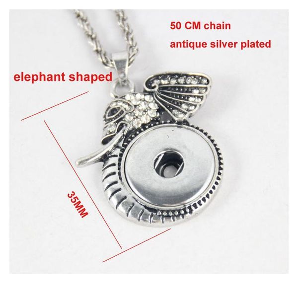 2016 elephant pendant necklace snap button jewelry oem, odm ne232 (fit 18mm snaps bbyfoz, Silver
2016 elephant pendant necklace snap button jewelry oem, odm ne232 (fit 18mm snaps bbyfoz, Silver