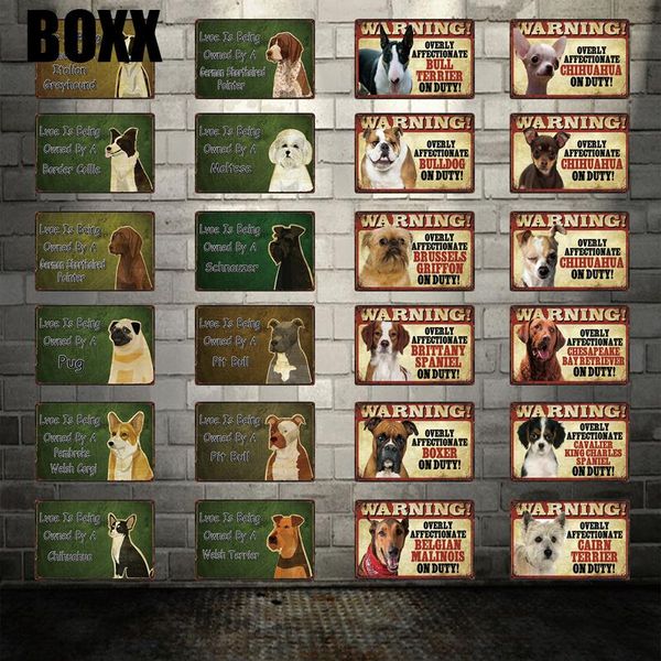 pets dog pit bull bulldog chihuahua boxer metal sign tin poster home decor bar wall art painting 20*30 cm size wall garage decorations
pets dog pit bull bulldog chihuahua boxer metal sign tin poster home decor bar wall art painting 20*30 cm size wall garage decorations