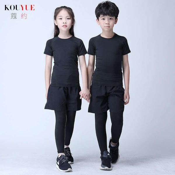 summer children's tights men's sports suit short sleeve elastic quick drying training clothes basketball running fitness base, Gray
summer children's tights men's sports suit short sleeve elastic quick drying training clothes basketball running fitness base, Gray