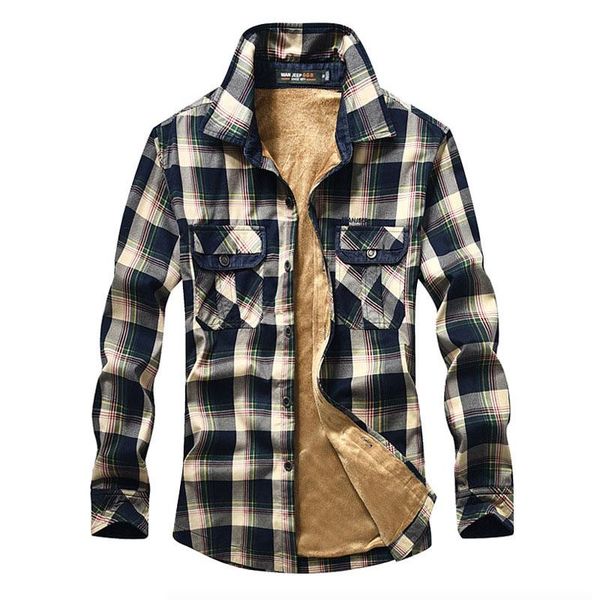 fall and winter clothes long-sleeved shirt male fleece liner warm plaid shirt for men dress 105, White;black
fall and winter clothes long-sleeved shirt male fleece liner warm plaid shirt for men dress 105, White;black