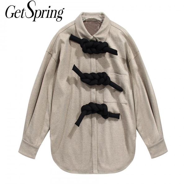 getspring women blouse retro weave buckle women shirts long sleeve loose casual ladies fashion long shirt vintage blouse, White
getspring women blouse retro weave buckle women shirts long sleeve loose casual ladies fashion long shirt vintage blouse, White