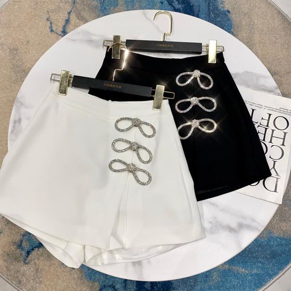 white black shorts for womnen 2020 summer new crystal bow solid color temperament short skirt-style shorts ladies
white black shorts for womnen 2020 summer new crystal bow solid color temperament short skirt-style shorts ladies