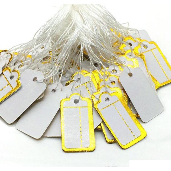 500 pcs price tag tie string display label 23x13mm chic jewelry price tag white string tie-on price tag white blank paper label yy3ec
500 pcs price tag tie string display label 23x13mm chic jewelry price tag white string tie-on price tag white blank paper label yy3ec