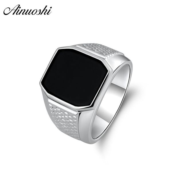 ainoushi 925 sterling silver men wedding engagement ring black solitiare rectangle male silver birthday party girl ring jewelry y200106, Slivery;golden
ainoushi 925 sterling silver men wedding engagement ring black solitiare rectangle male silver birthday party girl ring jewelry y200106, Slivery;golden