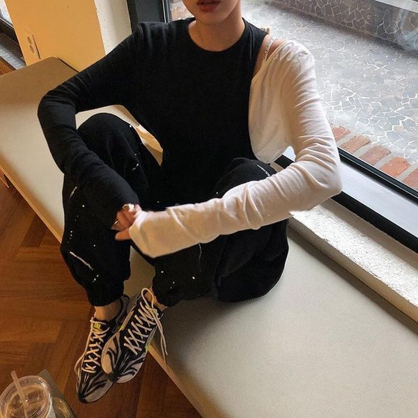 korean style women t-shirt off-shoulder long-sleeved cotton ladies t shirts autumn new 2019 fashion casual female, White
korean style women t-shirt off-shoulder long-sleeved cotton ladies t shirts autumn new 2019 fashion casual female, White