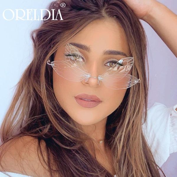 sunglasses 2021 neue mode randlose cat eye sonnenbrille frauen vintage kühlen gradienten libelle steampunk für weibliche unise, White;black
sunglasses 2021 neue mode randlose cat eye sonnenbrille frauen vintage kühlen gradienten libelle steampunk für weibliche unise, White;black