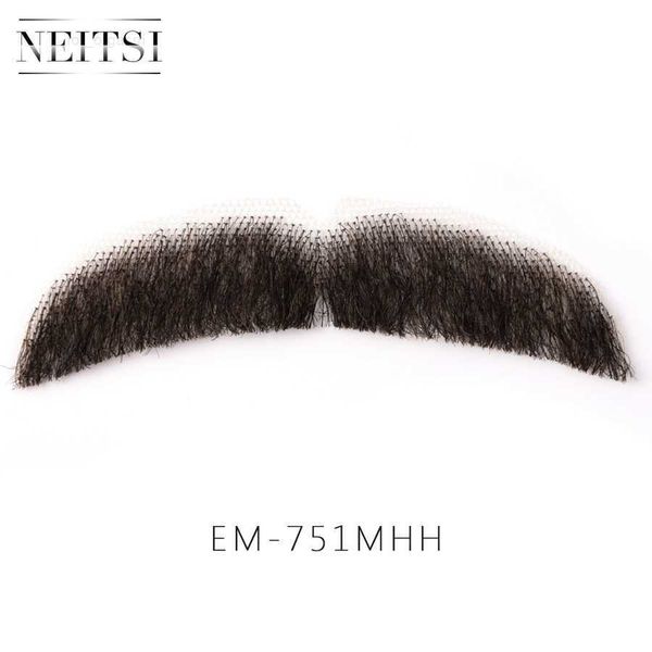 2022men's neitsi realistic 1pcs mustache comfortable handknoted 100% human hair fake beard for cosplay party dating em-751mhh 210628
2022men's neitsi realistic 1pcs mustache comfortable handknoted 100% human hair fake beard for cosplay party dating em-751mhh 210628
