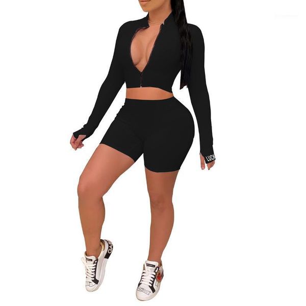 2pcs women long sleeve sportswear solid color zipper elastic crop tight-fitting high waist short pants outfit set s-xxl1, Gray
2pcs women long sleeve sportswear solid color zipper elastic crop tight-fitting high waist short pants outfit set s-xxl1, Gray