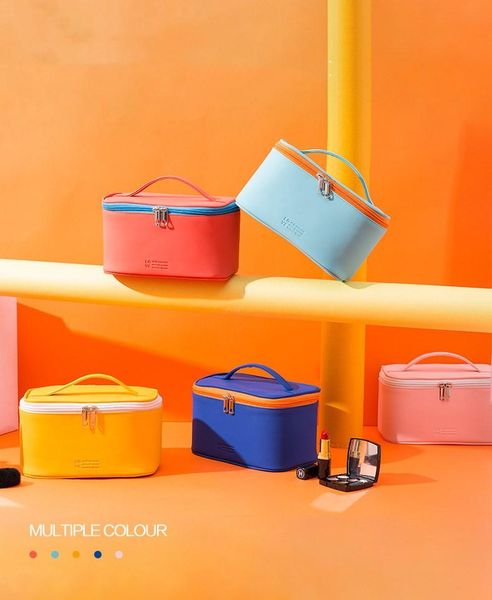 new pu makeup bag women wash bag travel organizer multi-function solid color long cosmetic big space
new pu makeup bag women wash bag travel organizer multi-function solid color long cosmetic big space