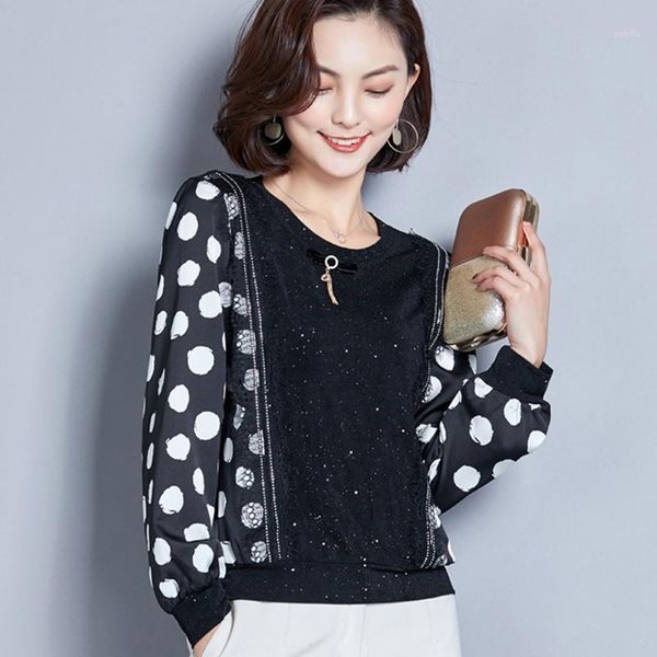 shintimes summer for women shirt 2019 sequined long sleeve chiffon blouse loose woman clothes plus size chemisier femme1, White
shintimes summer for women shirt 2019 sequined long sleeve chiffon blouse loose woman clothes plus size chemisier femme1, White