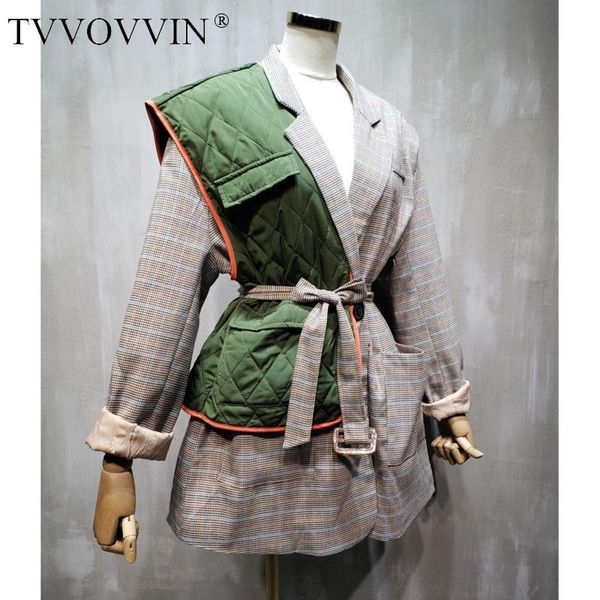 women's down & parkas tvvovvin women color matching plaid asymmetric womens winter jackets and coats cotton padded lace up long coat 20, Black
women's down & parkas tvvovvin women color matching plaid asymmetric womens winter jackets and coats cotton padded lace up long coat 20, Black