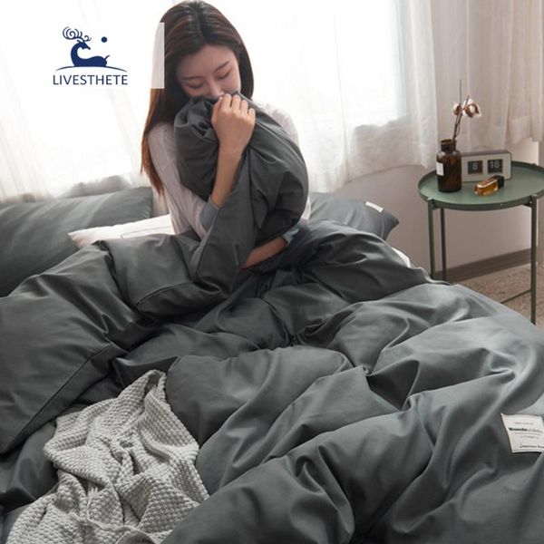 liv-esthete dark gray bedding set double duvet cover flat sheet fitted sheet mans bedclothes classic elastic band
liv-esthete dark gray bedding set double duvet cover flat sheet fitted sheet mans bedclothes classic elastic band