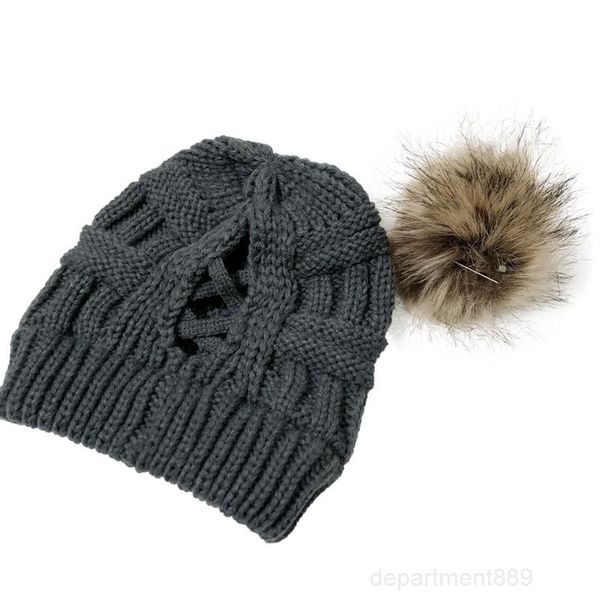 fashion knitted caps women pom ball ponytail beanie winter warm wool knitting hat christmas party hats supplies owf3043
fashion knitted caps women pom ball ponytail beanie winter warm wool knitting hat christmas party hats supplies owf3043