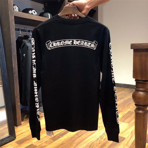 crosin casual bodywear men's spring autumn new ch cross horseshoe sanskrit cotton long sleeve thin t-shirt women's, Black
crosin casual bodywear men's spring autumn new ch cross horseshoe sanskrit cotton long sleeve thin t-shirt women's, Black