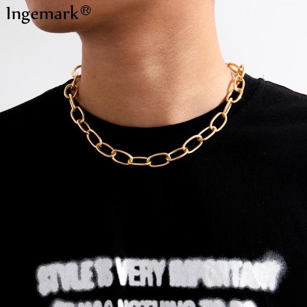 chains big chain choker necklaces women collares vintage geometric gold color circle chunky link necklace steampunk men, Silver
chains big chain choker necklaces women collares vintage geometric gold color circle chunky link necklace steampunk men, Silver