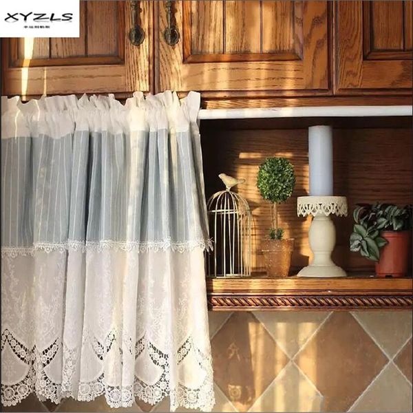 curtain & drapes xyzls mediterranean style blue white striped kitchen half curtains embroidered small cafe living room drape panel 1pc
curtain & drapes xyzls mediterranean style blue white striped kitchen half curtains embroidered small cafe living room drape panel 1pc