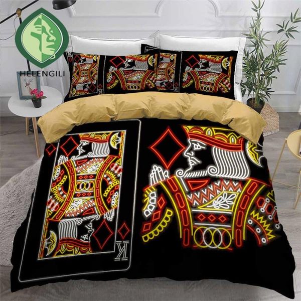 bedding sets helengili 3d set playing cards print duvet cover bedclothes with pillowcase bed home textiles #pk29
bedding sets helengili 3d set playing cards print duvet cover bedclothes with pillowcase bed home textiles #pk29