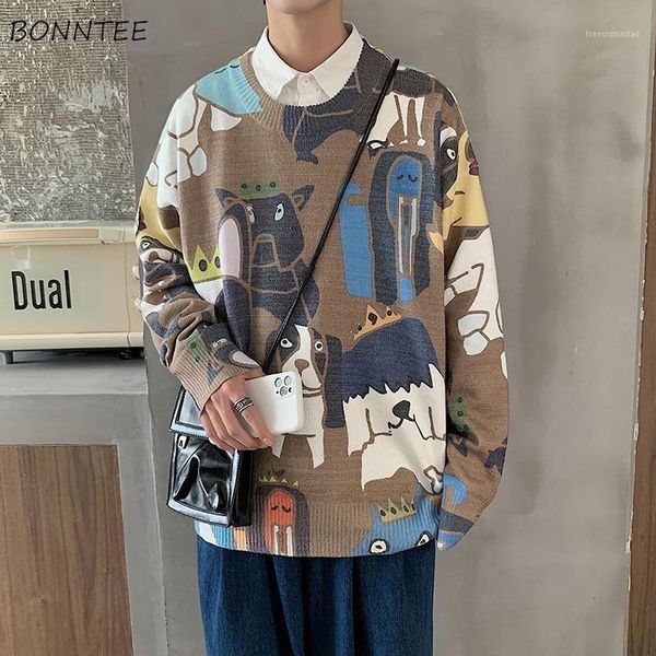men's sweaters men pullovers sweater cartoon printed teenager paneled loose pullover korean style kawaii couples warm hipster streetwe, White;black
men's sweaters men pullovers sweater cartoon printed teenager paneled loose pullover korean style kawaii couples warm hipster streetwe, White;black