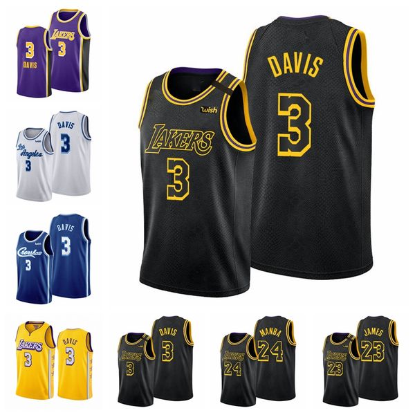 los angeles lakers kobe bryant lebron james anthony davis men blue classic basketball jersey, Black
los angeles lakers kobe bryant lebron james anthony davis men blue classic basketball jersey, Black