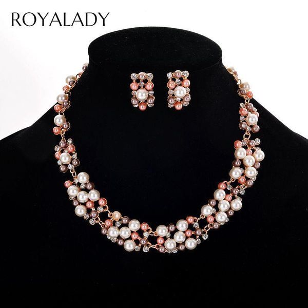 classic simulated pearl bridal jewelry sets white colorful flower necklace earrings sets costume pearl wedding jewelry gift, Silver
classic simulated pearl bridal jewelry sets white colorful flower necklace earrings sets costume pearl wedding jewelry gift, Silver