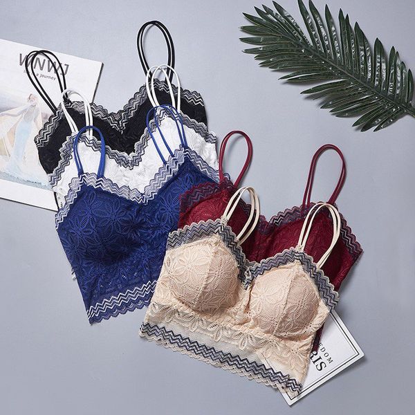 3 Pieces / Lot 2020 Woman Sexy bra Casual Lace Embroidered Tube Top Female Sexy Bra Tops crop top, Black
3 Pieces / Lot 2020 Woman Sexy bra Casual Lace Embroidered Tube Top Female Sexy Bra Tops crop top, Black