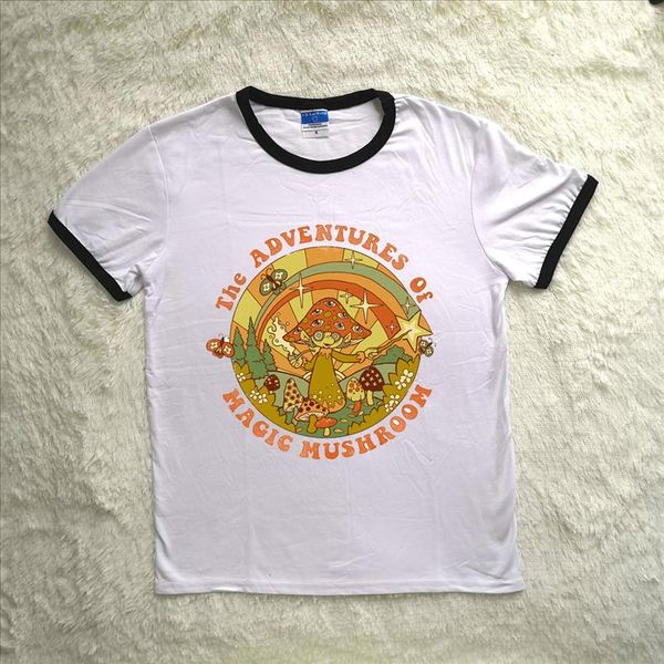 2018 magic mushroom vogue printed edge women tshirt vintage shirts harajuku summer short sleeve t shirt women tee, White
2018 magic mushroom vogue printed edge women tshirt vintage shirts harajuku summer short sleeve t shirt women tee, White