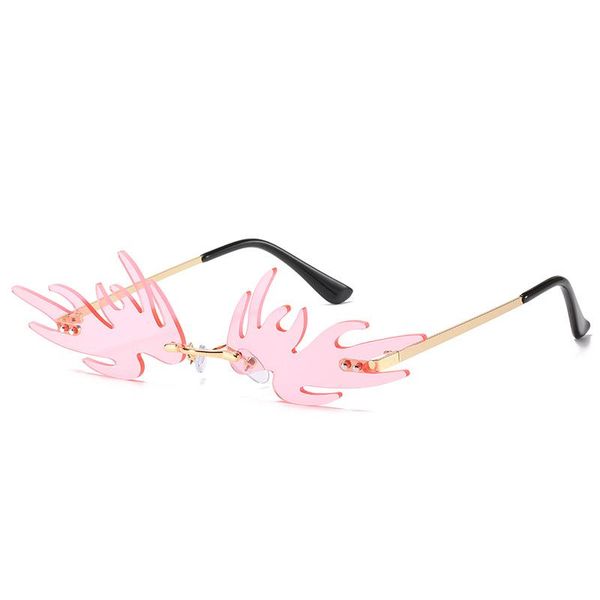 sunglasses fashion rimless flame men women metal frameless trend cat eye small mirror sun glasses uv400, White;black
sunglasses fashion rimless flame men women metal frameless trend cat eye small mirror sun glasses uv400, White;black